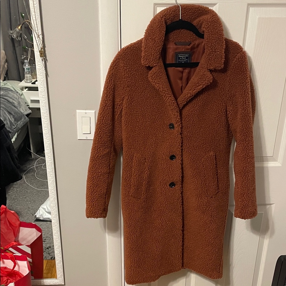 Abercrombie & Fitch Rust Teddy Jacket